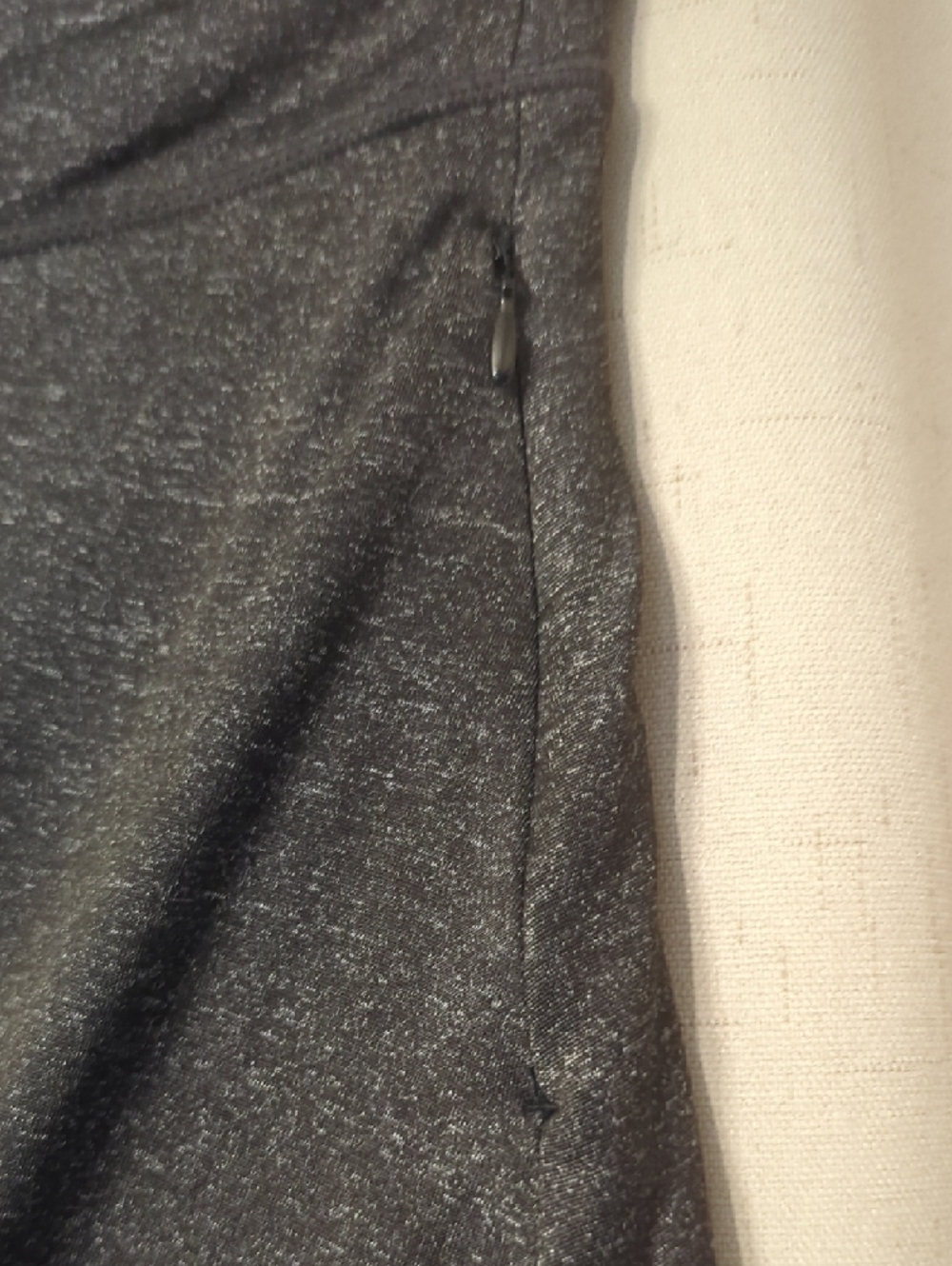 Women's Heathered Gray Skirt with Attached Leggings - Picture 4 of 7